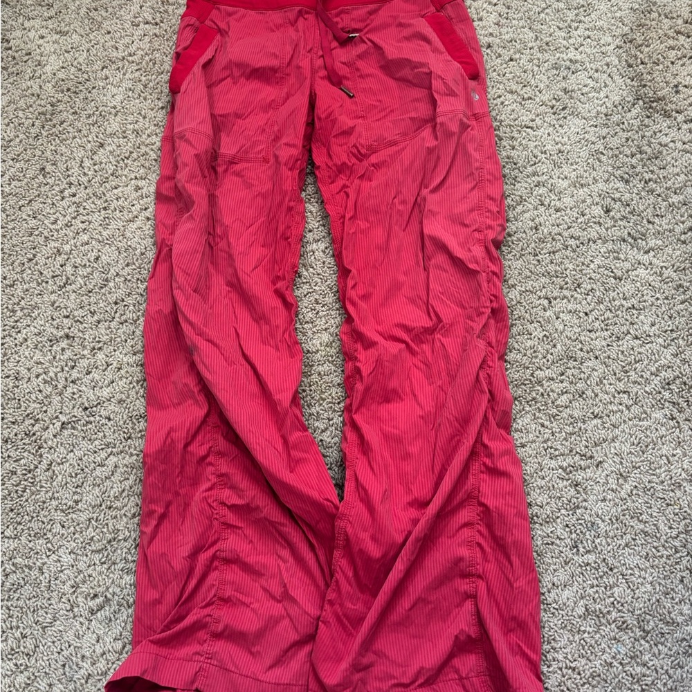 Red Drawstring Pants